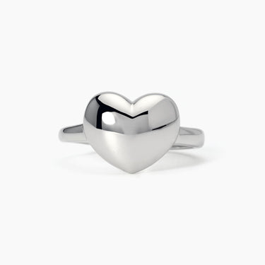 Anello chevalier con cuore DON'T SAY LOVE