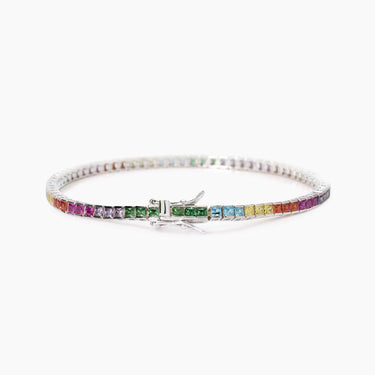 Bracciale tennis con zirconi multicolor TENNIS CLUB