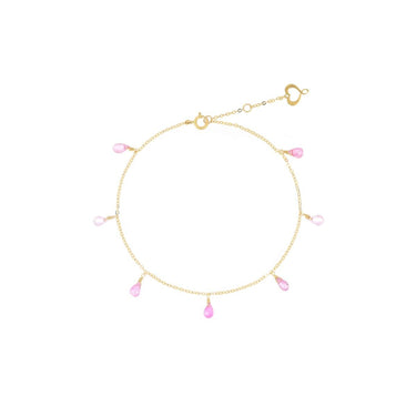 BRACCIALE 18KT ZAFFIRI ROSA