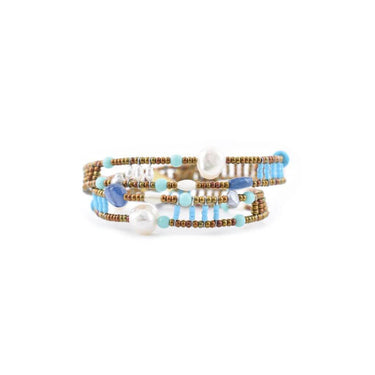 Bracciale Shinju Boa Azul Thin