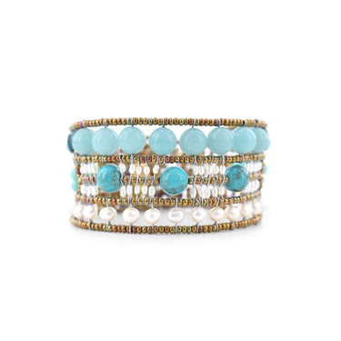 Bracciale Shinju Liberty Azul