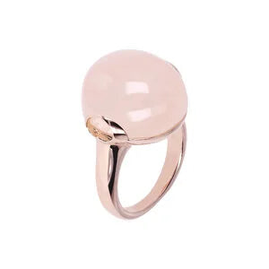 Anello Quarzo Rosa